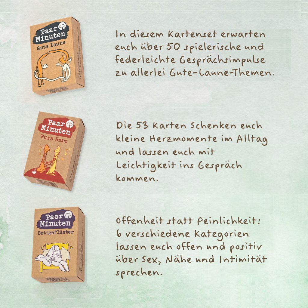 PaarMinuten Dreierpack Kartenspiele