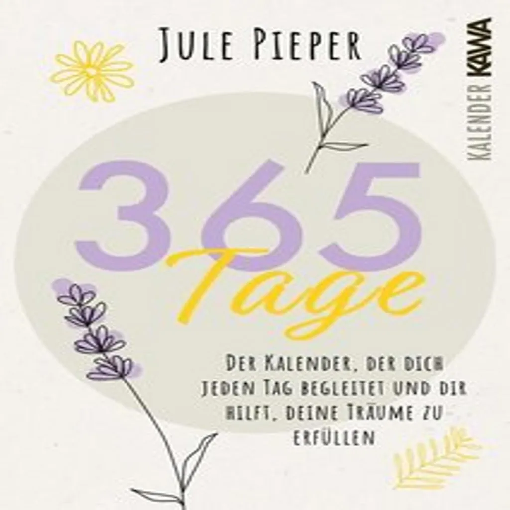 Calendrier Jule Pieper idéal pour planifier votre année et décorer le bureau