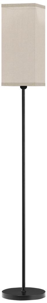 HOMCOM Moderne staande lamp met kunststof linnen kap, Productafbeelding 