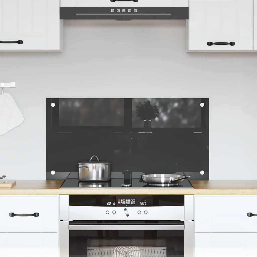 Alzatina Cucina Grigio Scuro 80x40x0,6 cm | Best Möbel CL2010812 Prezzo