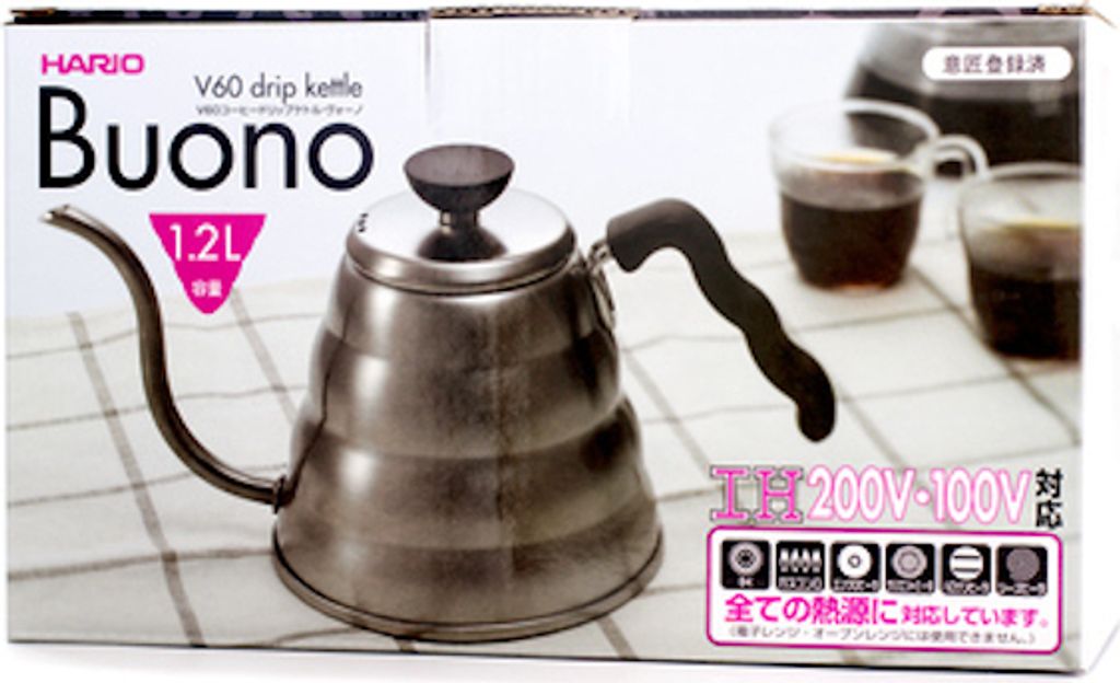 Bollitore Hario V60 VKB-120HSV - Per Versamento Precisione Caffè, Grande, Argento, Design Giapponese - Foto 7