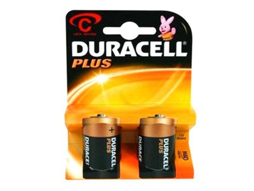Duracell 49512 Plus Power LR14/C (Baby) (MN1400) - Alkali-Mangan Batterie (Alkaline), 1,2 V