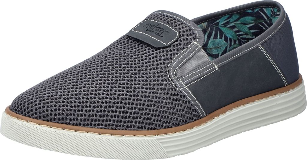 Rieker Sportliche Slipper Herren 31373736353132 Grau 40 EU