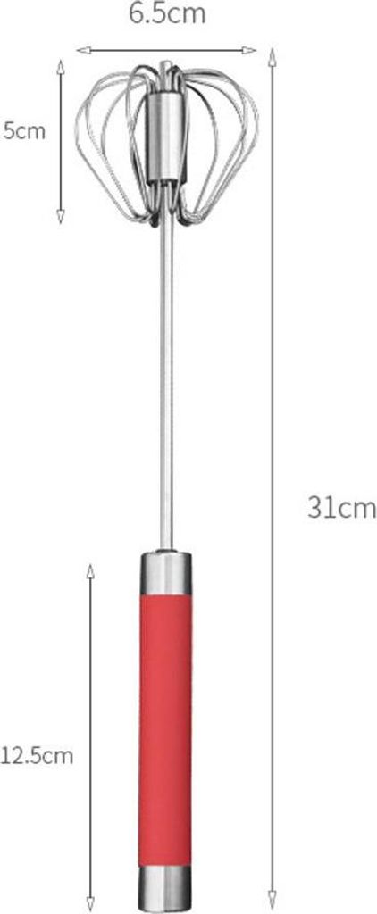 Edelstahl Rotierenden Push Schneebesen Mixer Milchaufschäumer Rotary Schneebesen Rotierenden Hand Mixer Hand Mixer