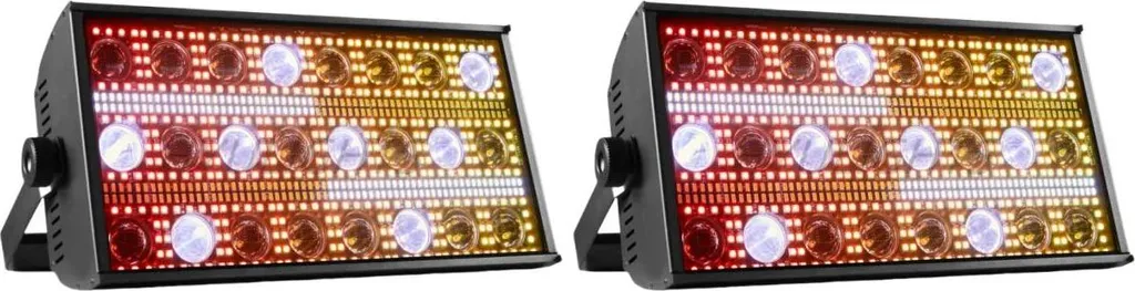 Projecteur de Scène DMX 2PCS Finis les Éclairages Faibles Effets Lumineux EU