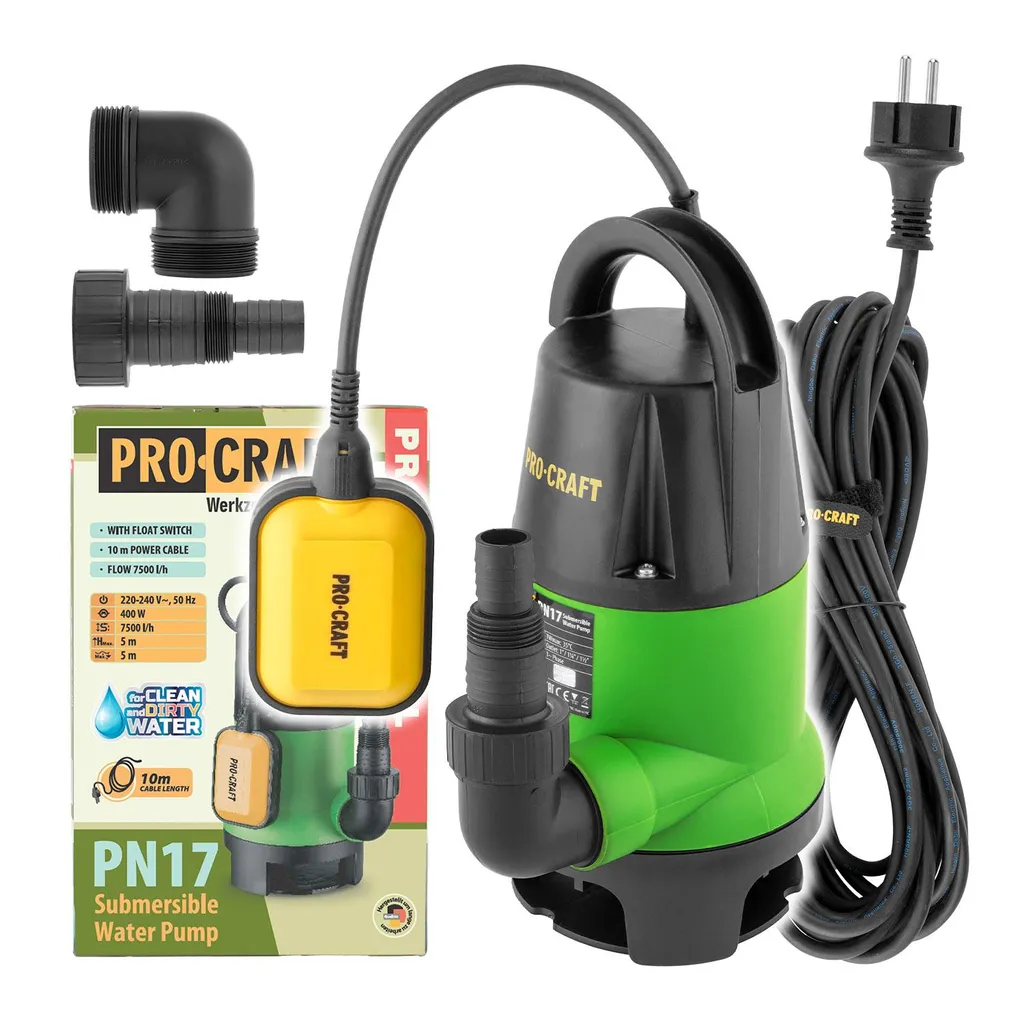 Pompe submersible pour boues Procraft PN17 - Pompe de relevage eaux usées