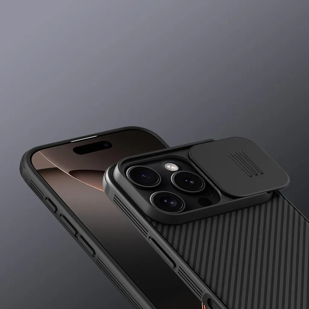 Custodia Nillkin CamShield Pro iPhone 16 Pro Nero - Protezione Fotocamera - 28