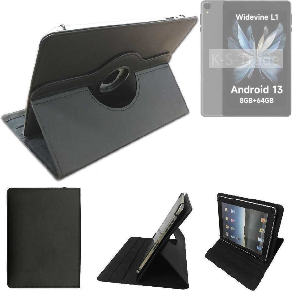 High quality kompatibel mit Alldocube iPlay 50 Lite Schutz Hülle 360° Tablet Case Schutzhülle Flip Cover schwarz. Tablet Hülle drehbar