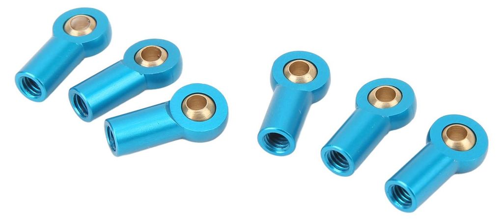 Stück M3 Kugelgelenkhalter aus Aluminiumlegierung für Spurstangenköpfe im Maßstab 1:10 RC-Cars, blau