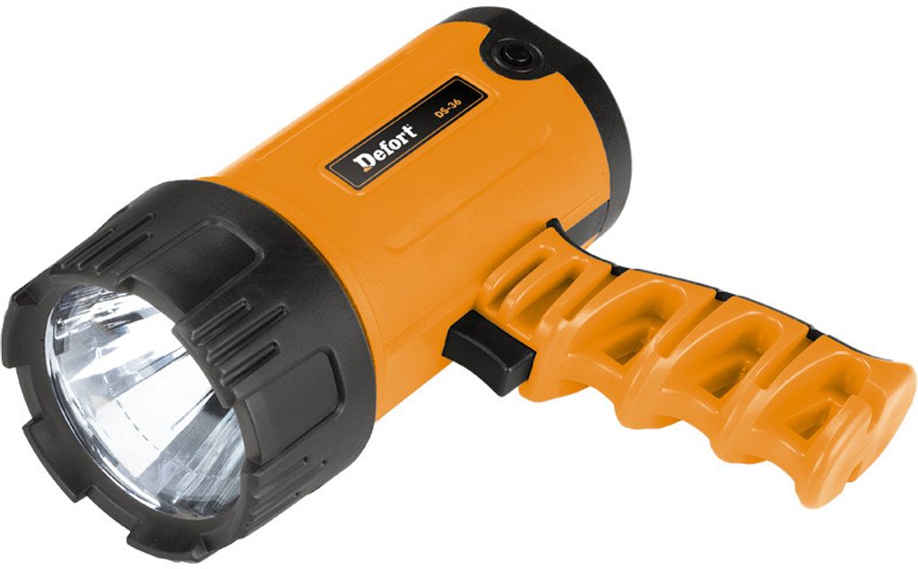 Defort DDL-36D, Hand, Schwarz, Orange, 6h, Nickel–Metal Hydride (NiMH), 3,6V, 450g