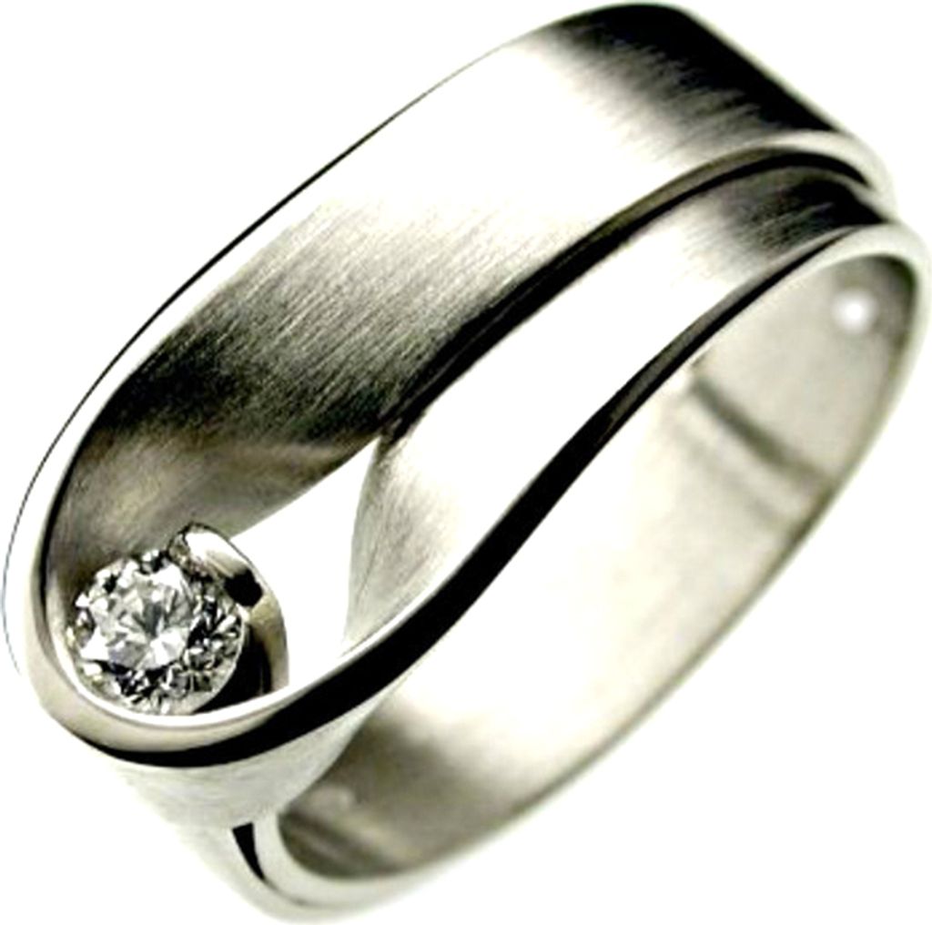 Mode Uni Zirkonia eingelegt Hochzeit Verlobung Fingerring Schmuck-Weiß,US 7
