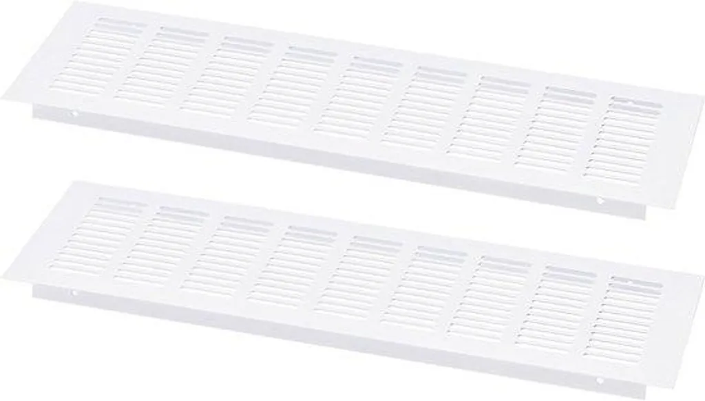 Cache pour grille d'aération de meuble à chaussures blanc