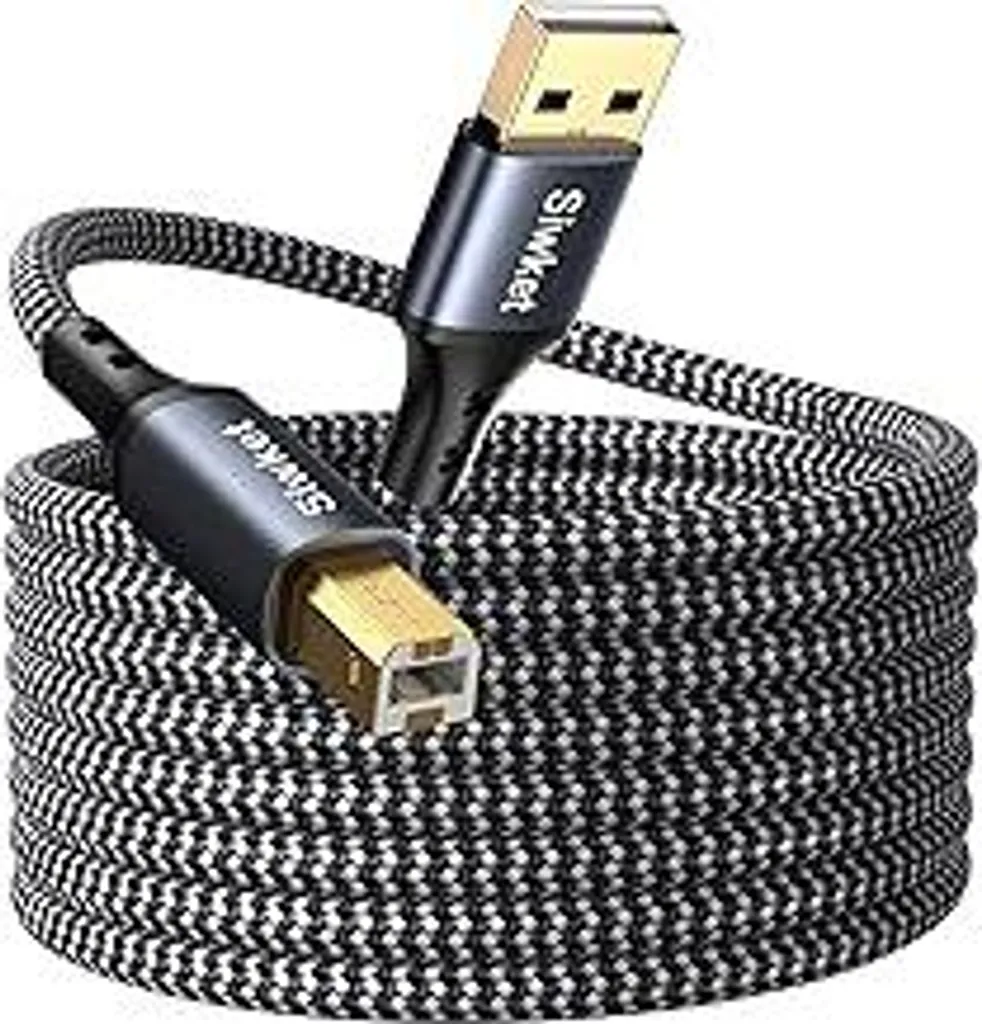 Offerta Cavo Stampante USB 5m | Siwket Alta Velocità per Scanner e PC - 1