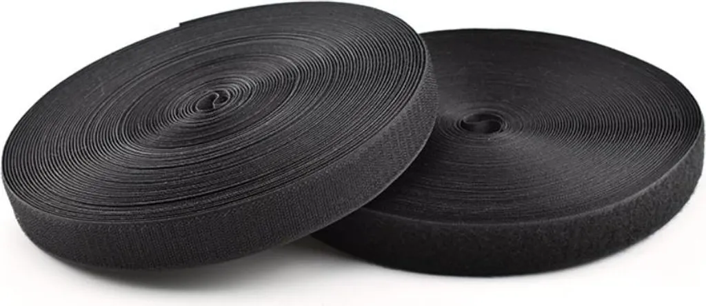 Lanview Velcro 25 m x 20 mm LVT125467 Ruban Auto-Agrippant Noir