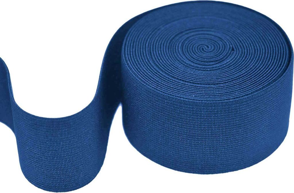 5m Gummiband 50 mm Gummilitze elastisches Band Bekleidungsgummi