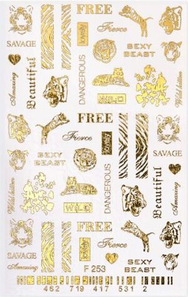 Cupio Nageltattoo F253