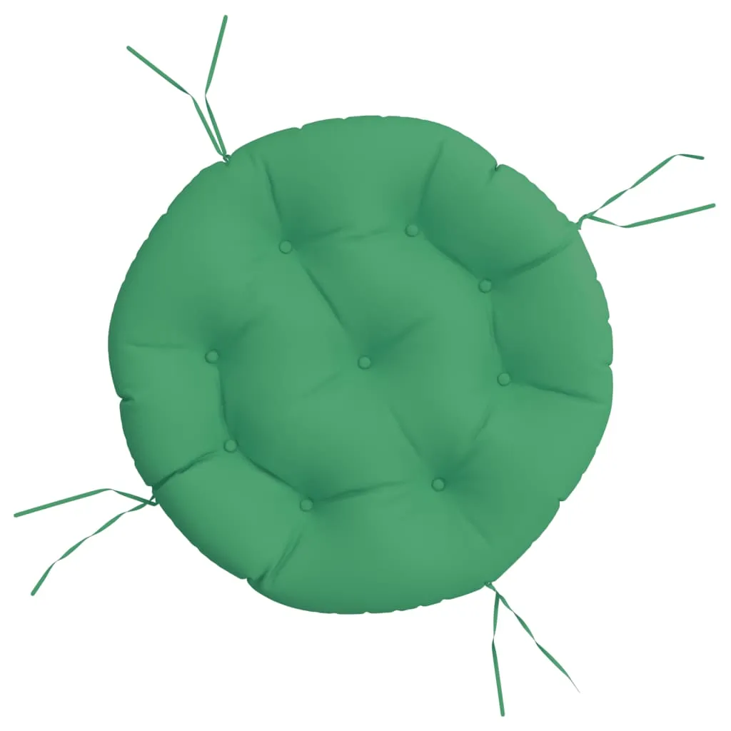 Cuscino Rotondo per Bambini e Giardino vidaXL Verde 60 cm Oxford - 10