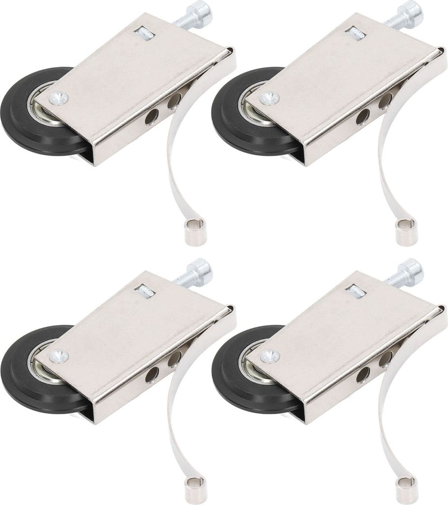 4Pcs Schiebetür Pulley Cam System Edelstahl stumm starke Lager Hardware 40mm Durchmesser