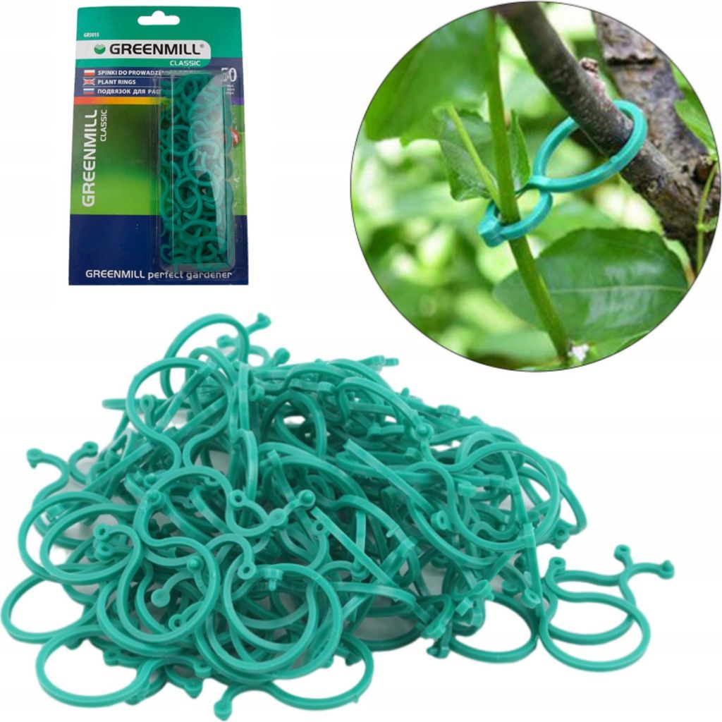 Pflanzenclips Pflanzenklammern Tomaten Rosen Gurken Pflanzen Rankhilfe 50 Stück