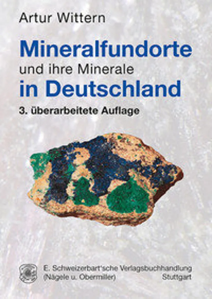 Livre Mineralfundorte und ihre Minerale in Deutschland - Guide Complet