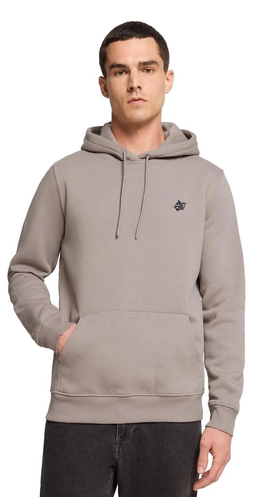 Spreadshirt Tom & Jerry Tom Als Stick-Design Herren Premium Hoodie, 3XL, Taupe