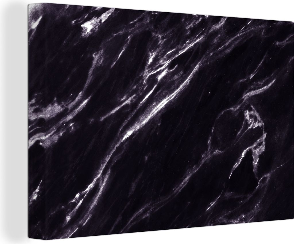 OneMillionCanvasses - Leinwandbilder - 150x100 cm, Marmor - Textur - Steine, Wandbilder Kunstdruck Wanddekoration - Foto auf Leinwand - Gemälde ...