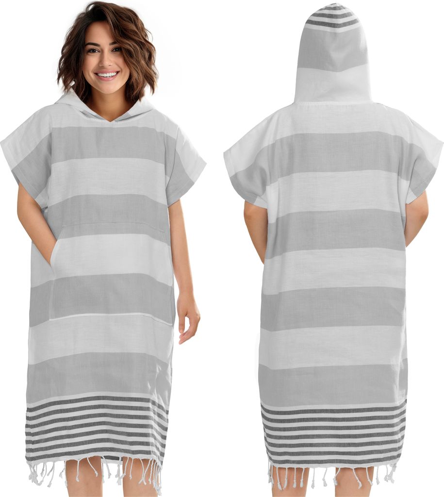 JEMIDI Badeponcho Damen Herren - Schnelltrocknender Surf Produktbild 