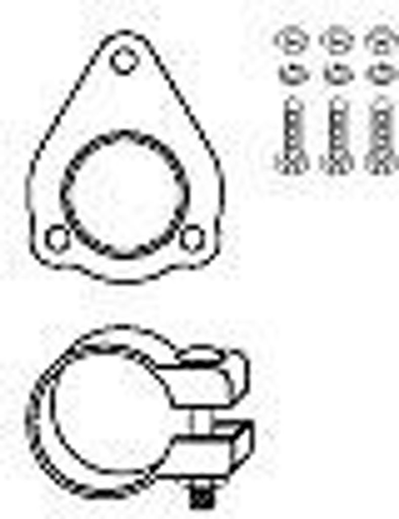 HJS Montagesatz Katalysator 82 11 3228 für VW Golf IV Schrägheck (1J1)