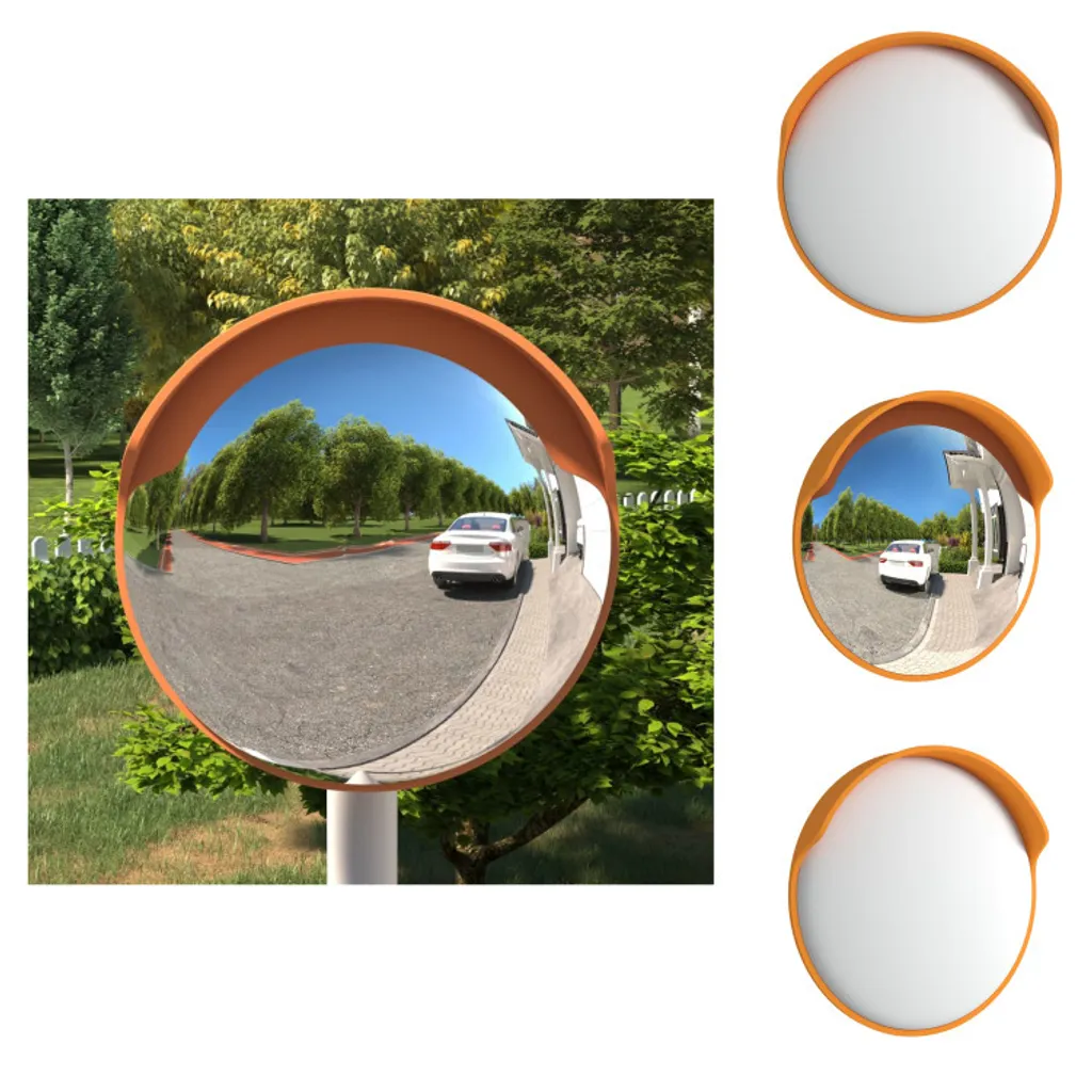 Miroir de Sécurité Extérieur Convexe Ø30 cm - Panneau de Circulation