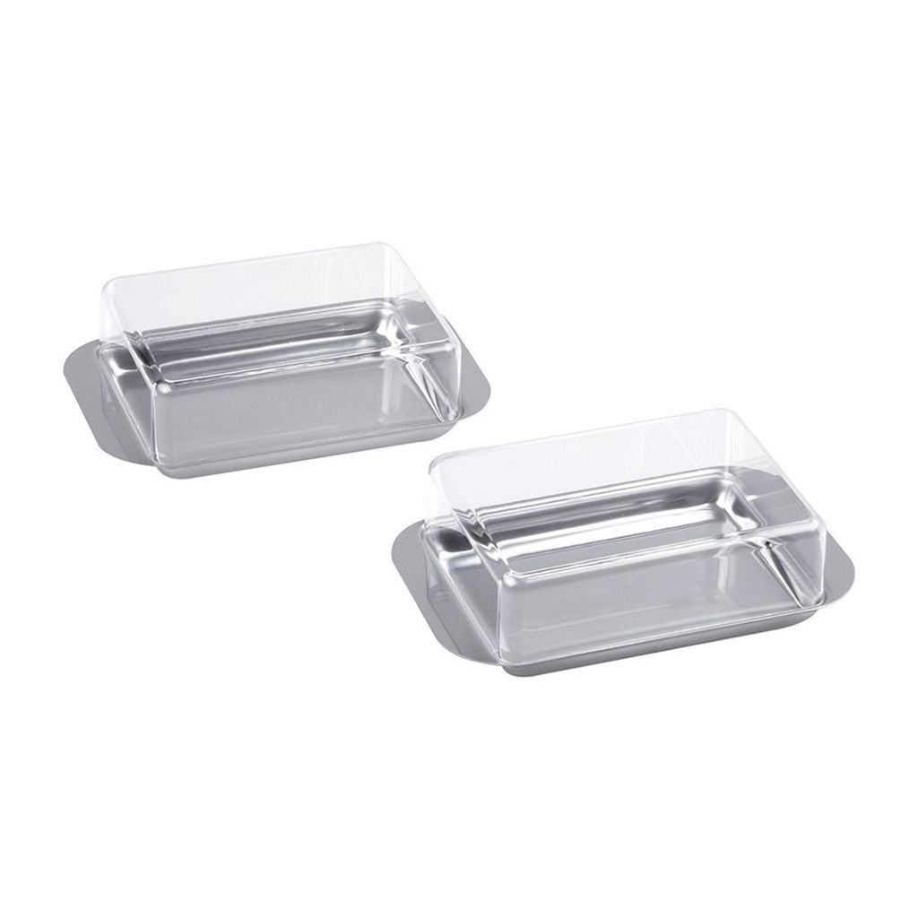c|h|g Kühlschrank-Butterdose, 2er Set 15,0 x 9,5 x 4,5 cm