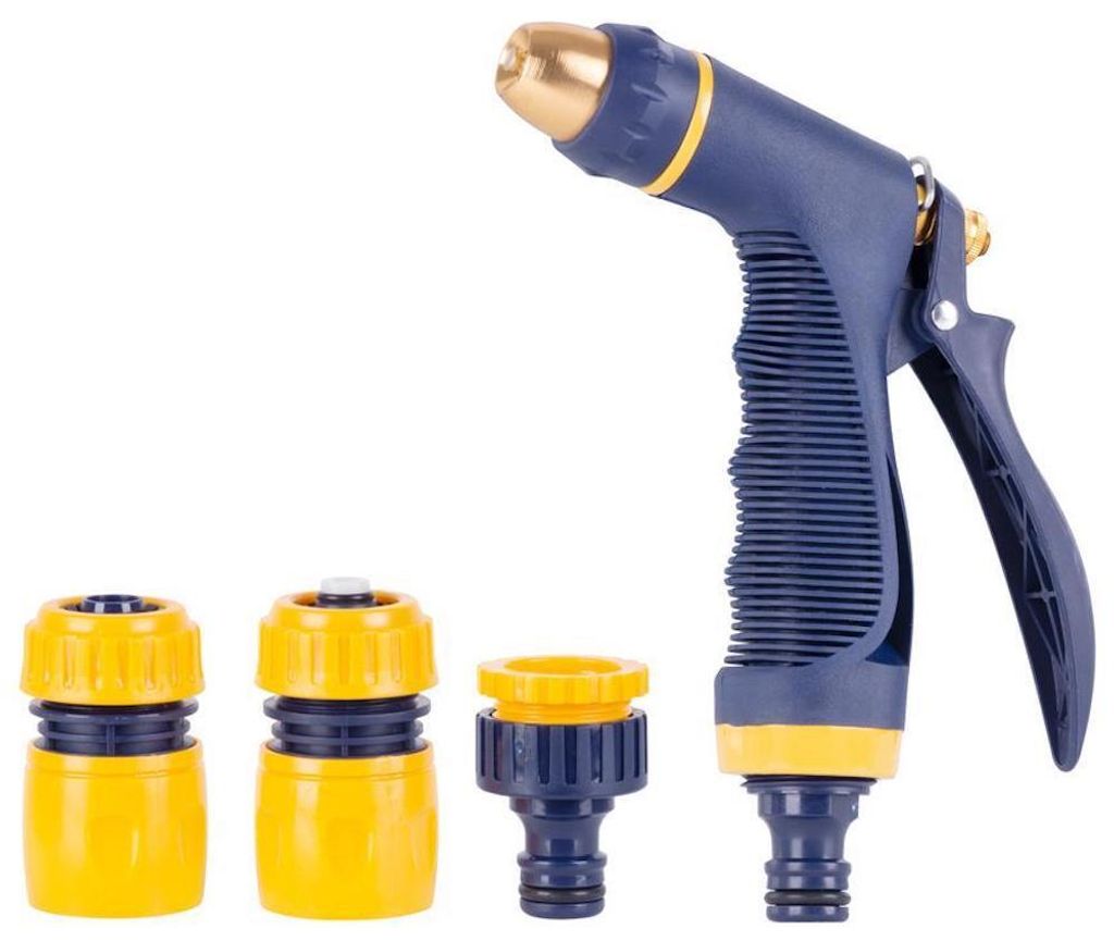 PROREGAL Bewässerungsset, Gartenspritze, Kupplung, Adapter