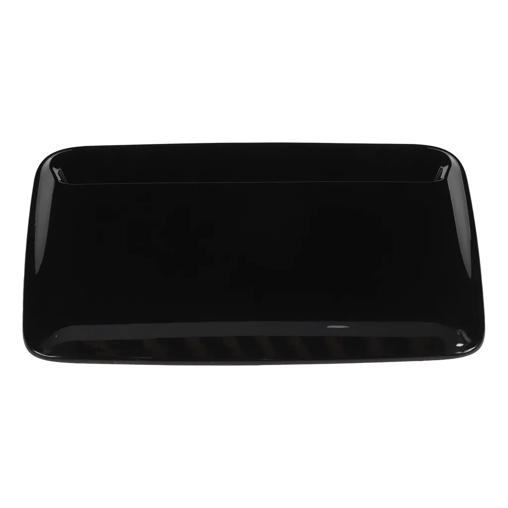 Grille d'entrée d'air du capot universelle en ABS noir pour voiture
