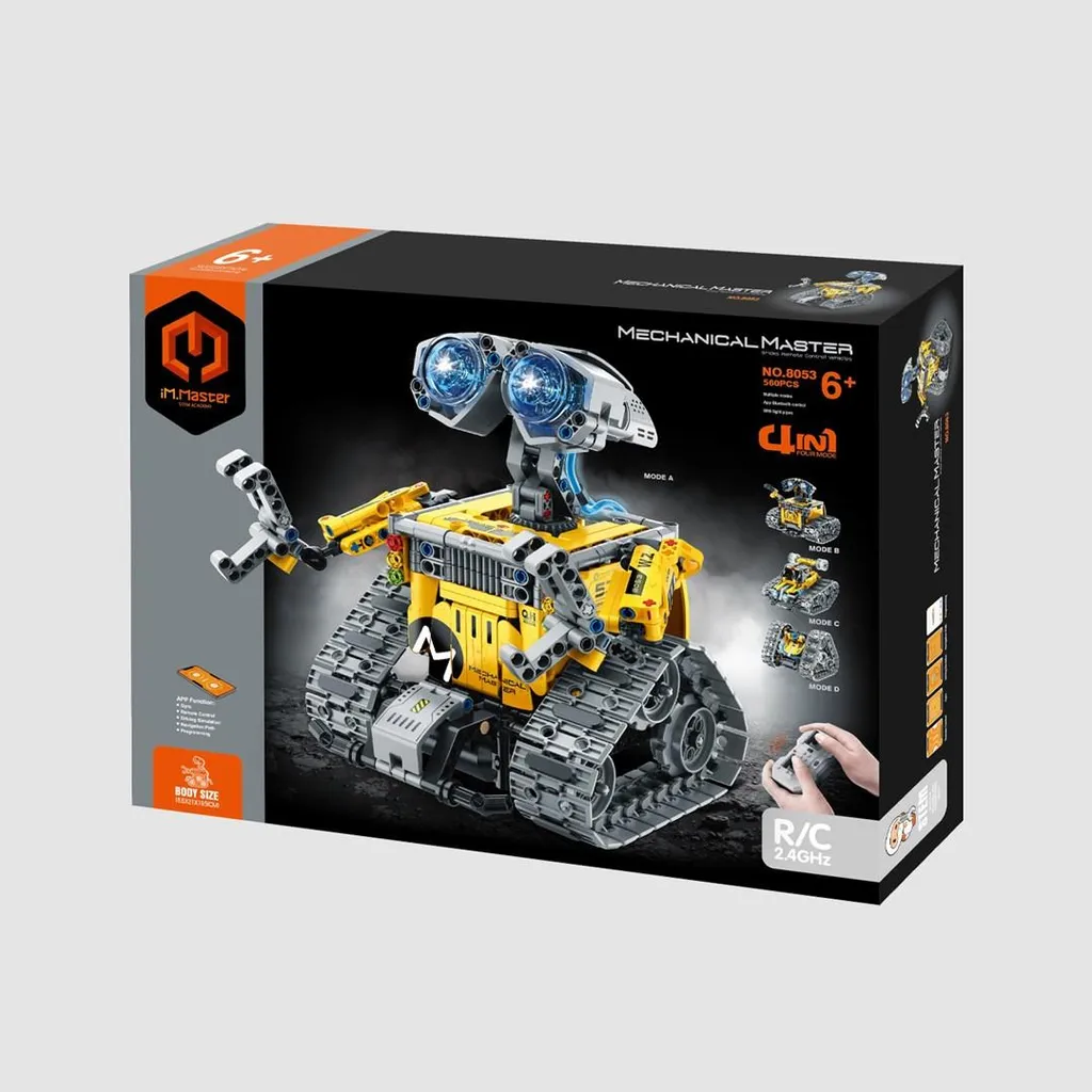 Robot Programmable à Construire Jaune avec Télécommande et 560 Pièces - 3