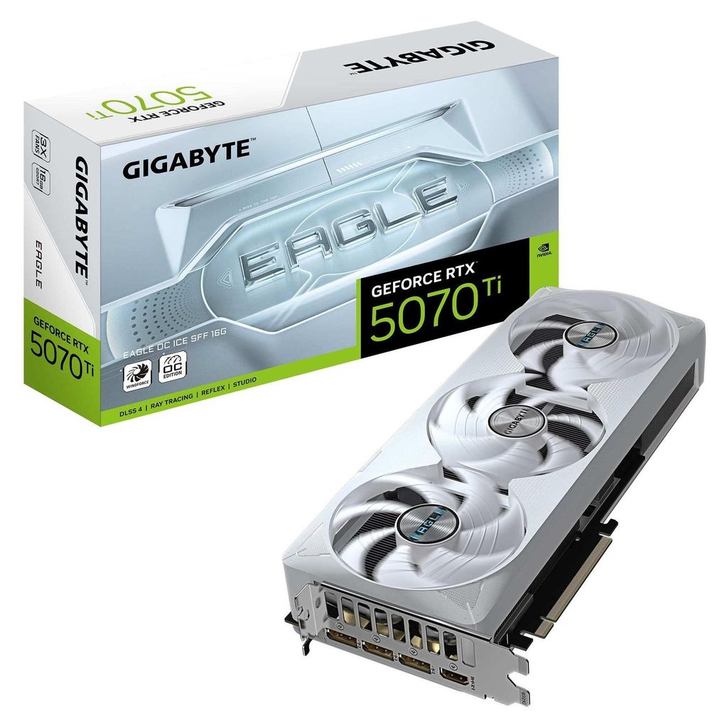 Gigabyte VGA NVIDIA RTX 5070 Ti EAGLE OC ICE 16DDR Imagen del producto 