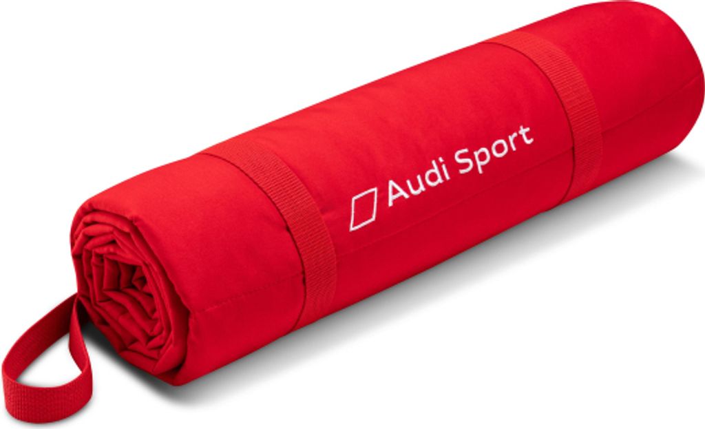 Original Audi Sport Picknickdecke, rot