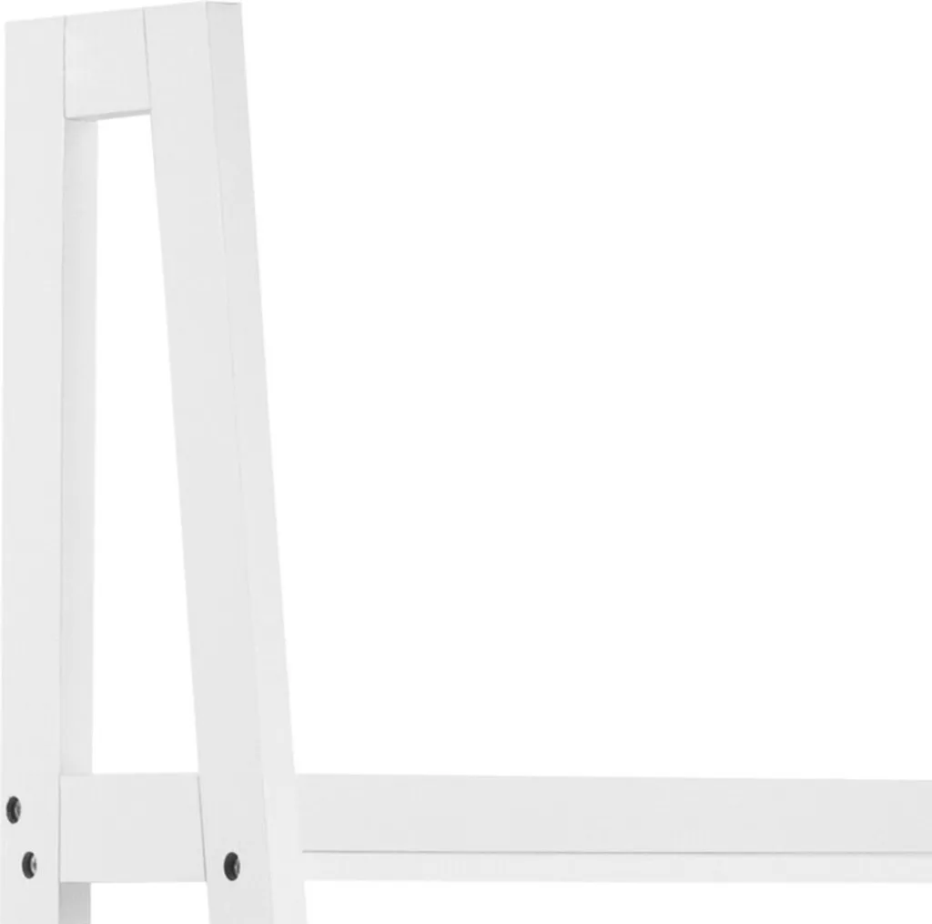 Wally bibliothèque 5 étagères blanches design moderne 180cm de hauteur