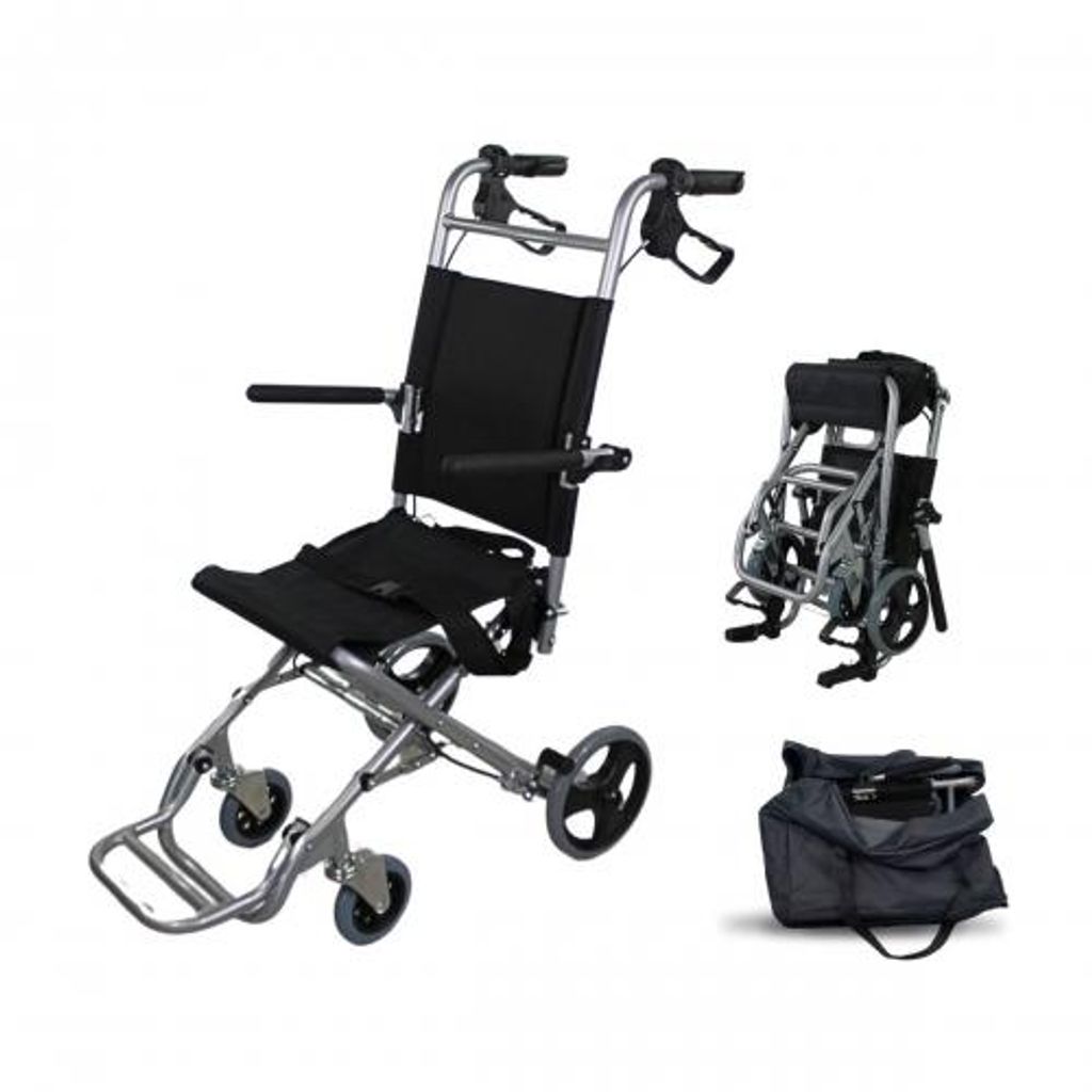 Fauteuil roulant de transport Clinicalfy en alliage Image du produit 