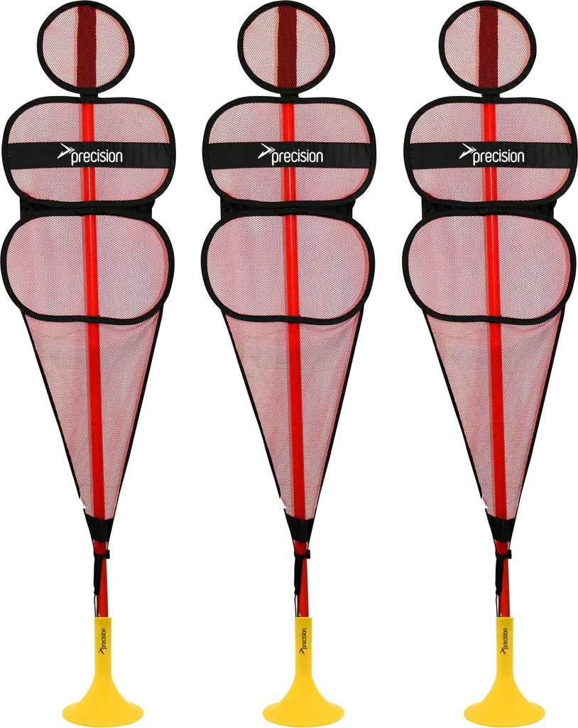 Set de 3 mannequins d'entraînement Precision Pop Up avec sac de transport