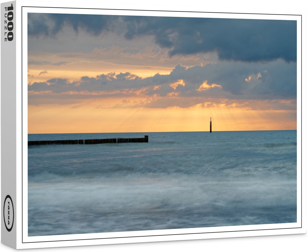 raxxa Premium-Puzzle "Ostseeküste zum Sonnenuntergang", 1000 Teile