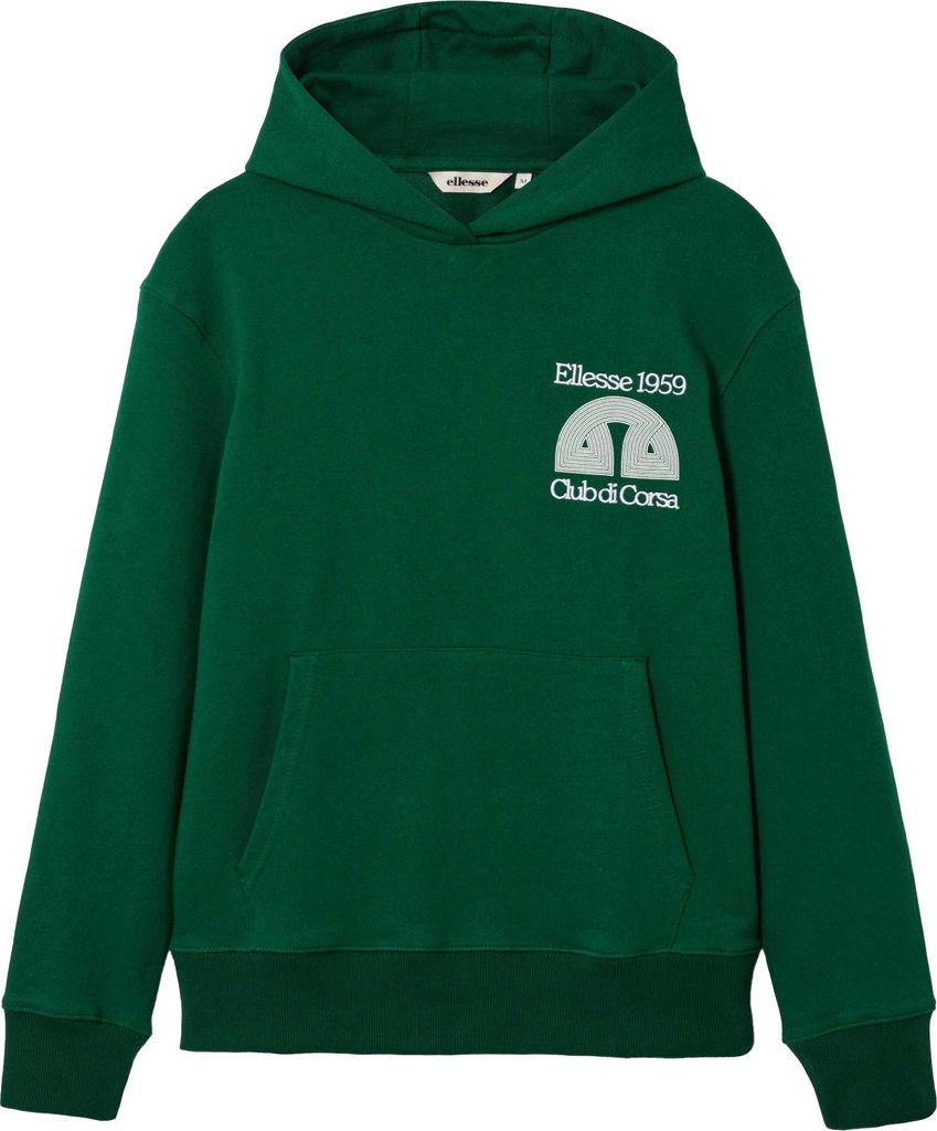 Ellesse - "Club Di Corsa" Kapuzenpullover für Herren HB268 (XL) (Dunkelgrün)