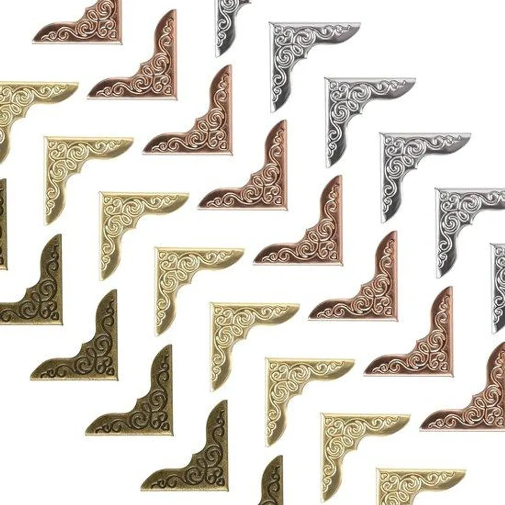 Protections d'angle métal pour scrapbooking : idéal pour albums et cadres