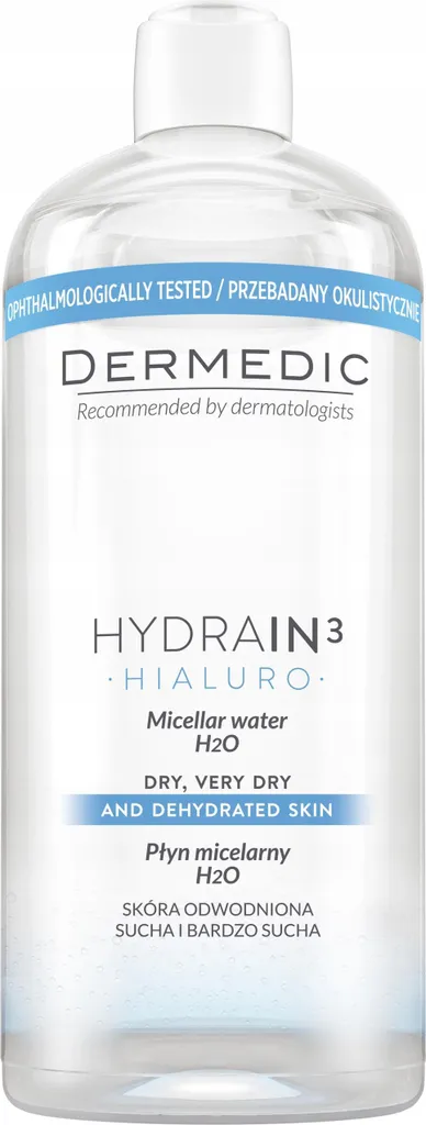 Dermedic Hydrain 3 Lotion Micellaire 500ml : Fini la Peau Sèche qui Tire