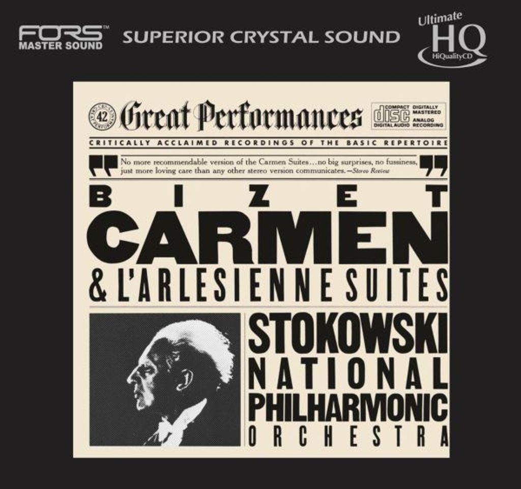 STOKOWSKI LEOPOLD & NATIONAL PHILHARMONIC ORCHESTRA - Bizet: Carmen & L`Arlesienne Suites (UHQCD)