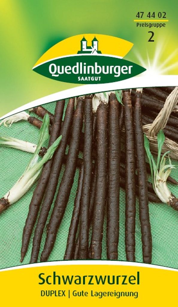 Schwarzwurzel 'Duplex' Quedlinburger Gemüsesamen Produktbild 