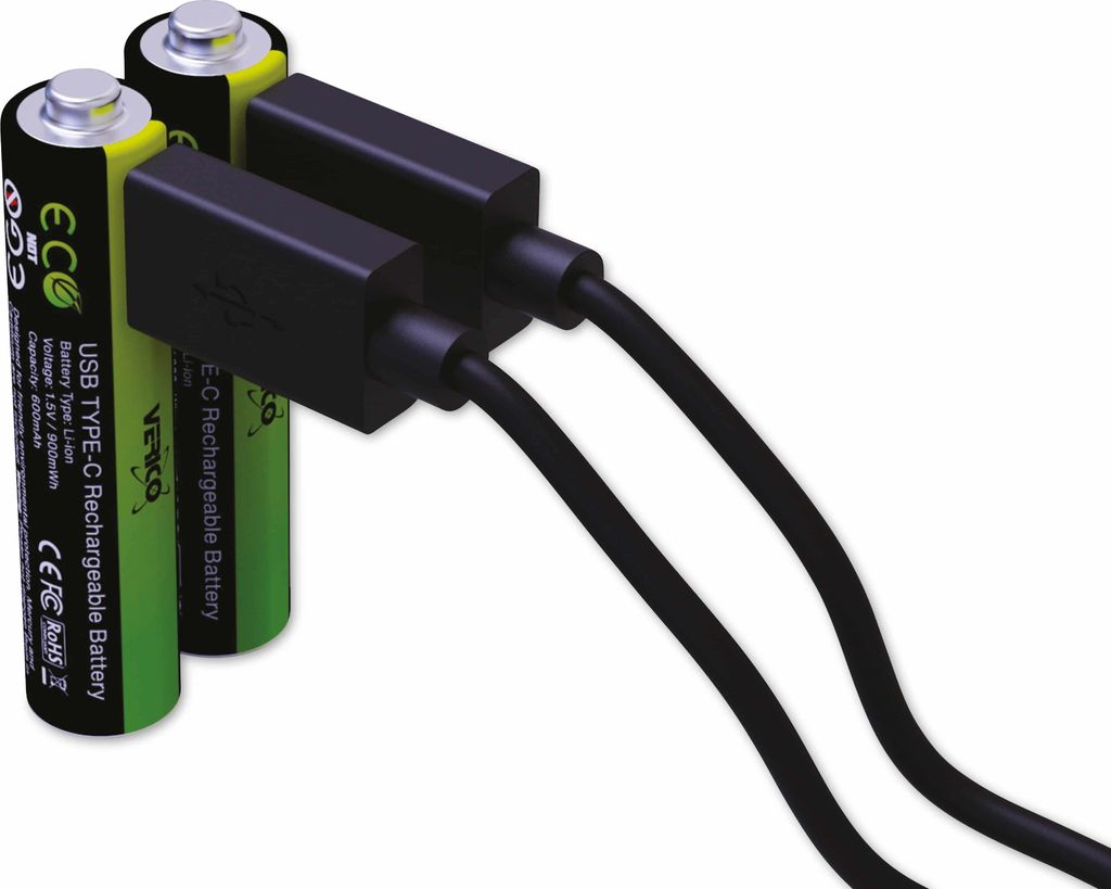 Verico LoopEnergy Li-Ion Akku AAA900, USB-C, 2er Pack retail
