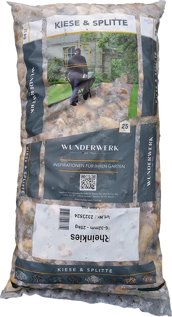 25kg Wunderwerk est 1964 Rheinkies 16-32mm Produktbild 
