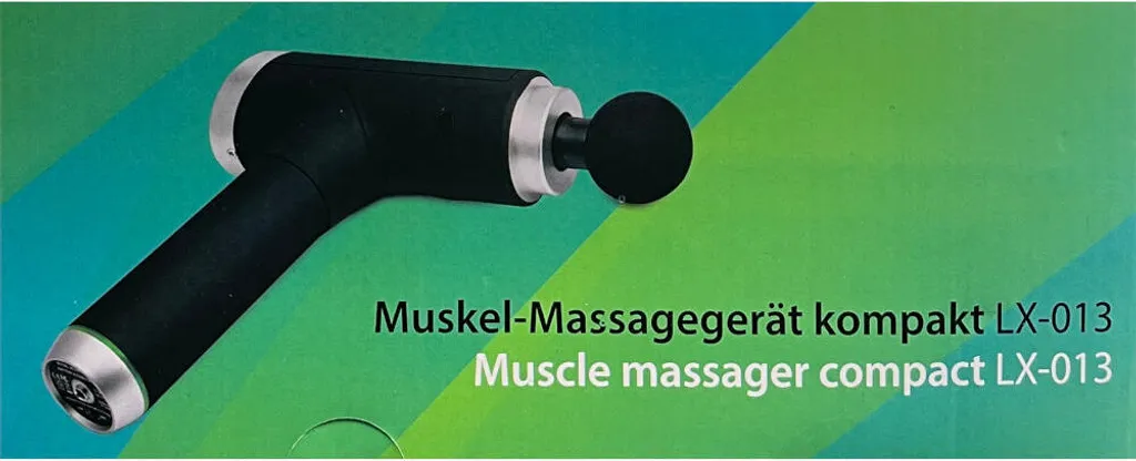 Technaxx LX 013 Pistolet de Massage Performant à 6 Vitesses Noir - 12