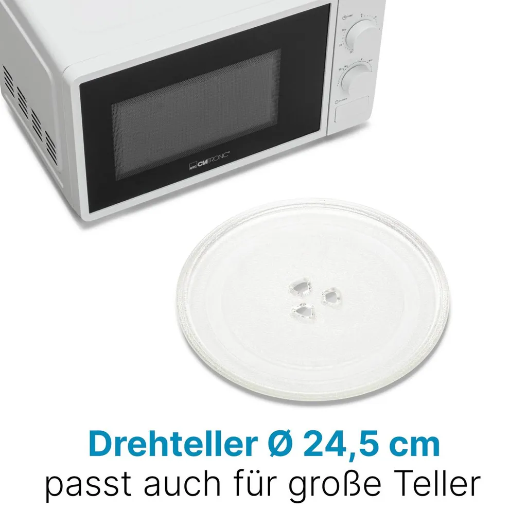 Four à Micro-ondes Clatronic 20L Blanc Idéal pour Cuisine et Studio - 19