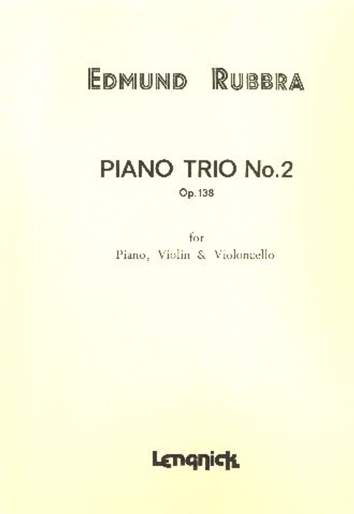 Trio no.2 op.138 for violin, cello and piano parts