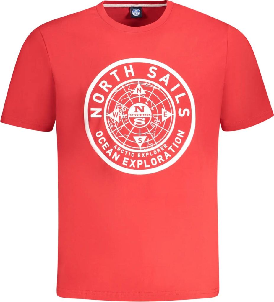North Sails Herren KURZARM-T-SHIRT Rot 996025000_RO0230 : Größe - XL Größe: XL